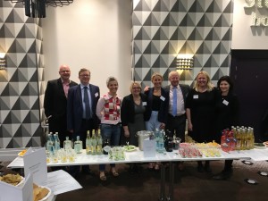 LawNet members showcase English gins to their European counterparts at the 2017 Eurojuris congress in Brussels